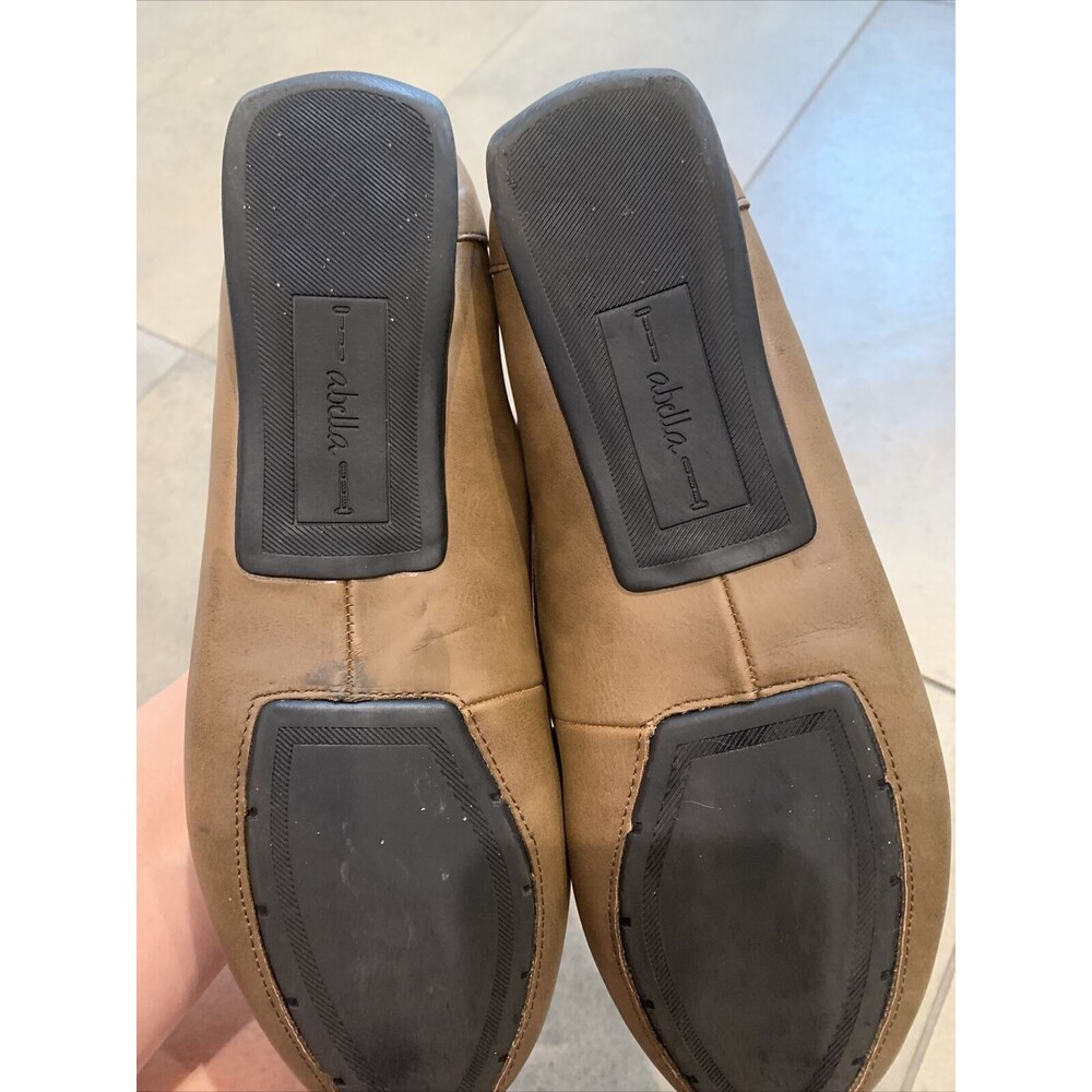 Abella Women Flats Size 8 Brown academia Loafer penny moccasin casual comfort - Picture 5 of 5